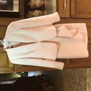 knee length dress including jacket- blush size 2p